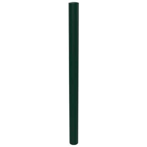 POTELET URBIN TÊTE BOMBÉE MÉTAL HTR 1 M Ø 76 MM MOUSSE 6005 - BUTON DESIGN