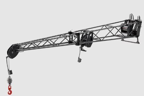 Potence treillis avec treuil ligne simple 800 kg / ligne double 1,5 t  - ATT-04-007 - MAGNITH_0