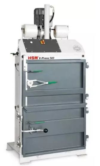 Presse à balles robuste à cycle automatique - V-Press 503 eco - compacte et facile à utiliser_0