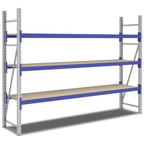 KIT RAYONNAGE DÉPART 2000X2700X600 MM 3 NIVEAUX 1500 KG - BITO