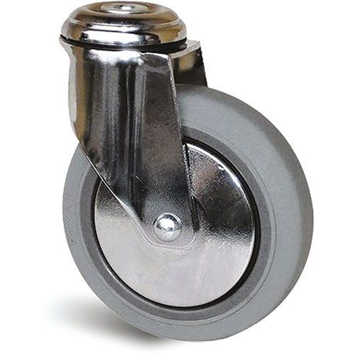 ROULETTE THERMOPLASTIQUE EN ACIER Ø 100 MM - 80 KG - GUITEL