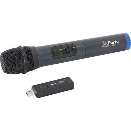 SYSTÈME DE MICROPHONE UHF VIA USB - PARTY LIGHT & SOUND