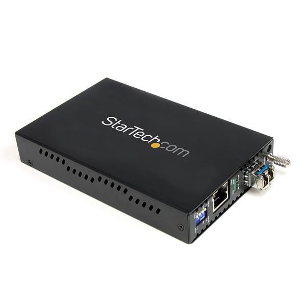 StarTech.Com Convertisseur Ethernet Gigabit sur Fibre Optique MonoMode LC - 1000Mb/s - 40km_0
