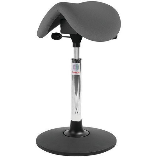 SIÈGE MINI SWAY EASY SEAT - TISSU CURA - HAUT - GRIS - GLOBAL PROFESSIONAL SEATING