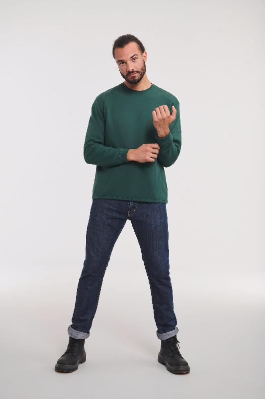 Sweat-shirt Heavy Duty col rond - Réf: RU013M - Russell - Protection anti-tâches SpotShield - 80% coton, 20% polyester_0