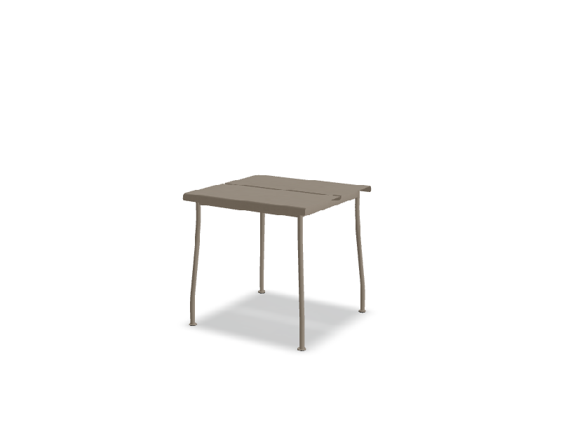 Table de café en métal FLANER - marron_0