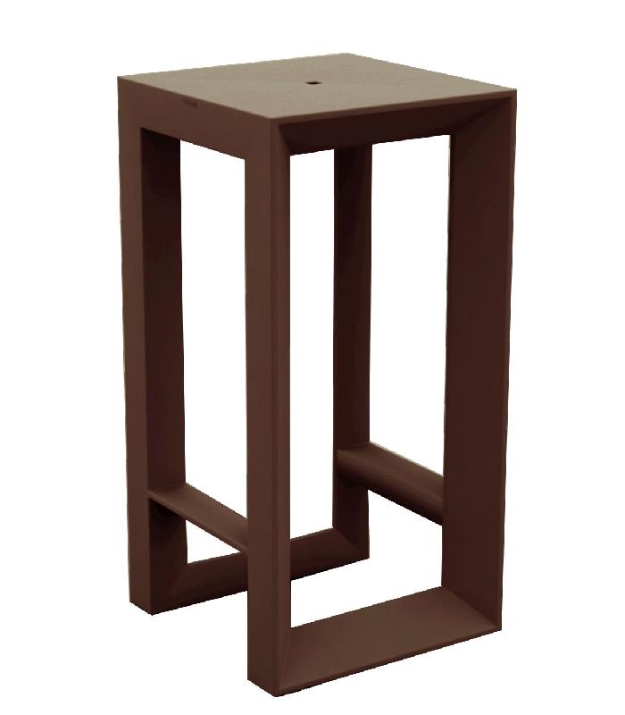 Table haute design in & out FRAME - marron_0