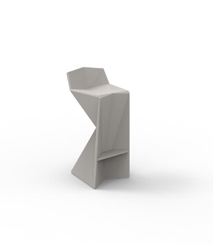 Tabouret haut in & out VERTEX - tortora_0