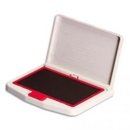 TIFLEX TAMPON ENCREUR RECHARGEABLE , BOITIER À OUVERTURE AUTOMATIQUE, FEUTRE 10X5,5CM NOIR