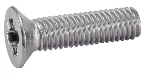 VIS À MÉTAUX TÊTE FRAISÉE CRUCIFORME POZIDRIVE INOX A2 DIN 965 4X30 BOÎTE DE 200 - ACTON - 622144X30