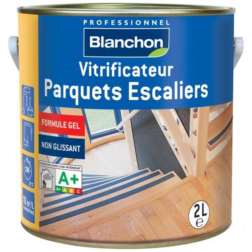 VITRIFICATEUR - ACRYL-POLYURÉTHANE - PARQUETS ESCALIERS - MAT - 2L BLANCHON