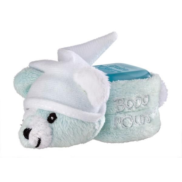 ALPHANOVA GLAÇON PELUCHE BOBO L'OURS BLEU ACCESSOIRES PUÉRICULTURE