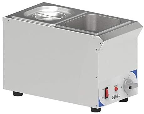 Bain-marie à sauce 2 cuves GN1/6, 230v, 800w_0