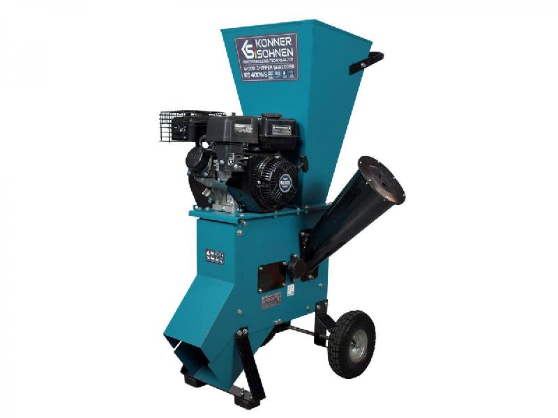 Broyeur de végétaux pour copeaux et déchets de bois - Könner & Söhnen KS 400WS - indépendant du réseau électrique_0