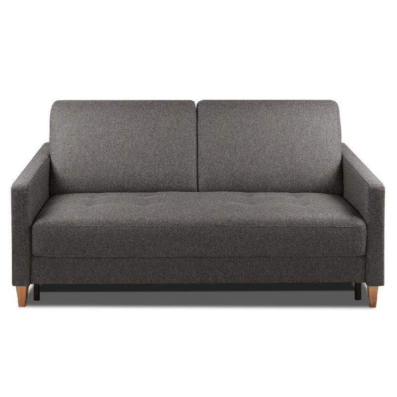 CANAPÉ CONVERTIBLE OGGETTO MATELAS 16 CM SYSTÈME EXPRESS SOMMIER LATTES 120CM RENATONISI POLYURÉTHANE TAUPE_0