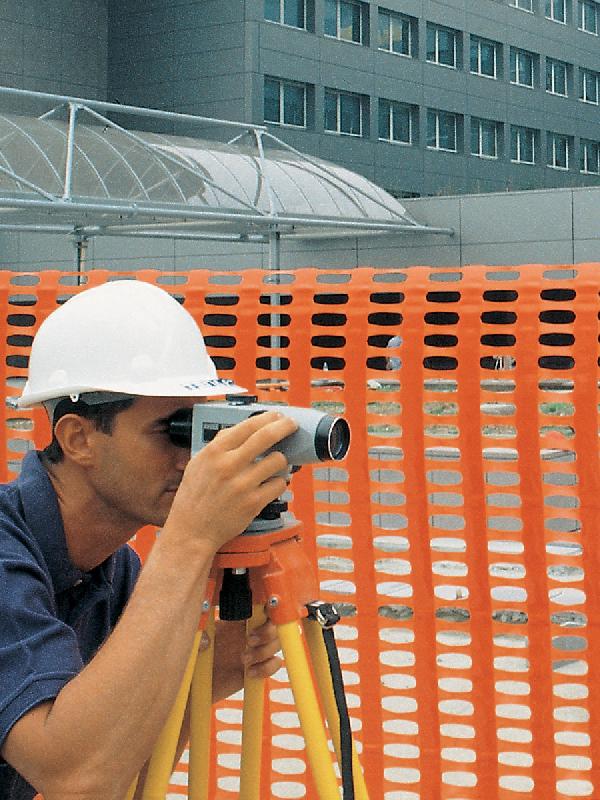 Filet de clôture pour chantier de haute qualité - Tenax - résistant et rigide en polyéthylène_0