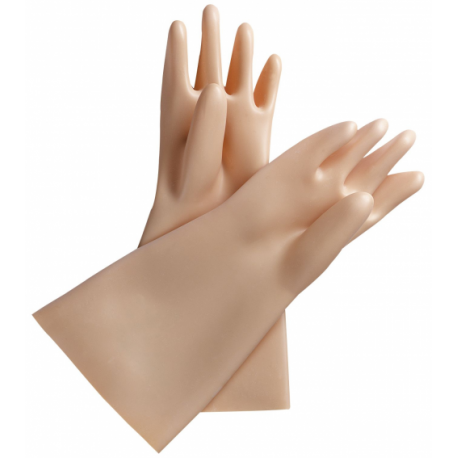 Gants taille 9 isolant en latex naturel, isolé 1000 volts classés AZM 360mm - FACOM FRANCE | BC.90VSE_0