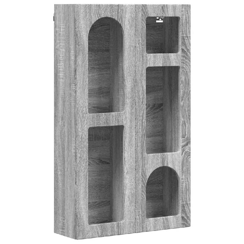 Helloshop26 - Armoire suspendue moderne avec étagères 59 x 20 x 100 cm grand espace de stockage salle de bain en bois d'ingénierie 02_0054797 - Boi_0