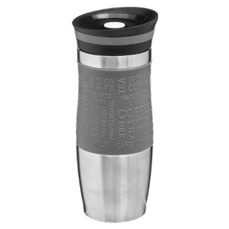 Mug isolant 35cl gris - Acier - Paris Prix_0