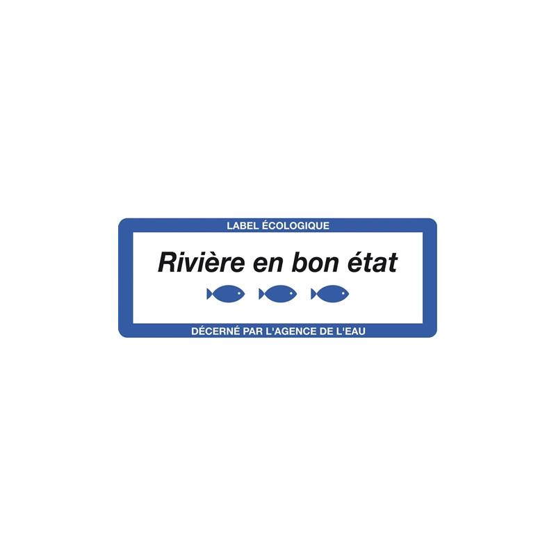Panneau Label Rivière en bon état_0