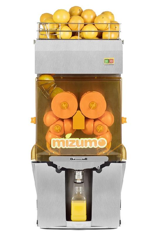 Presse-agrumes entièrement automatique avec robinet en libre-service - capacité 22 oranges/min - panier 10 kg_0