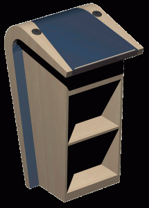 Pupitre ESOPE 7200 - léger, démontable et modulable avec finition stratifiée_0
