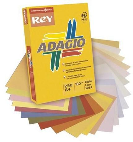 RAMETTE PAPIER A4 ADAGIO 160G ASSORTIS