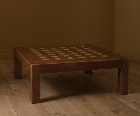 Table basse marquetée - réf : 1190_0
