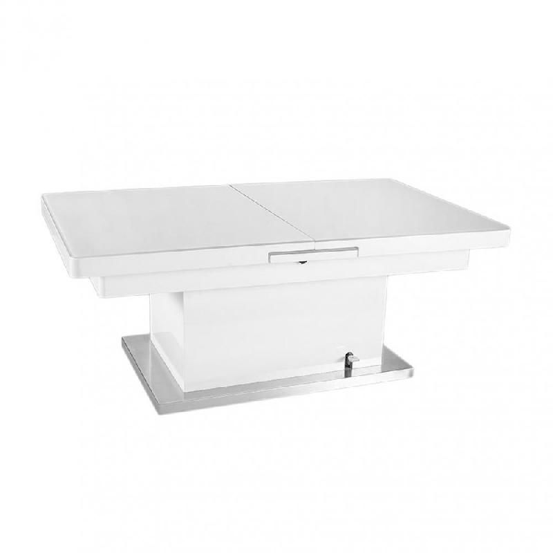 TABLE BASSE RELEVABLE EXTENSIBLE JET SET BLANC BRILLANT_0