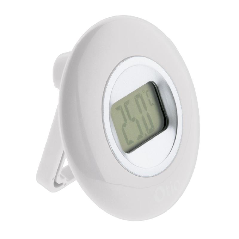 Thermomètre intérieur à écran LCD - Blanc - Otio - Alimentation pile AAA - Plage 0 à 50°C_0