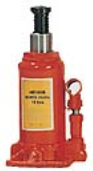 TOPCAR - Cric bouteille HB100C - Capacité de 10 tonnes avec hauteur ajustable de 70mm et force utile de 400N_0