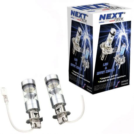 Ampoules h3 led 35w 360° blanc - next-tech® ampl-h3-360 /2