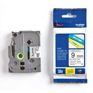 Brother ruban pour ptouch laminé noir/blanc 9mmx8m tze221_0