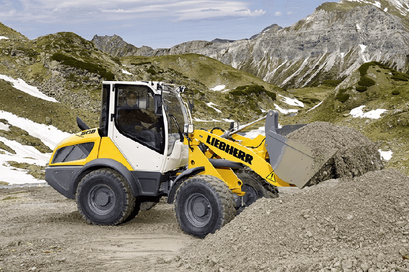 Chargeuse sur pneus Liebherr L 508 Compact - Capacité 0,90-1,00 m³ - 50 kW - Charge de basculement 3 450-3 850 kg_0