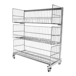 Chariot de Défournement 3 Niveaux Inox 304 - L2G - inox 0685071270493_0