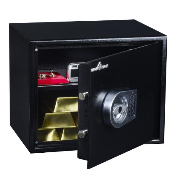 Coffre-fort HT anti-effraction - HARTMANN TRESORE - Capacité 50 litres - Serrure à clé ou à code_0