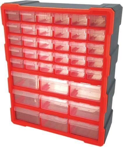 Casier de rangement DRAKKAR EQUIPEMENT - 47x38x16cm - 39 compartiments - Fixation murale - Réf. 72557_0