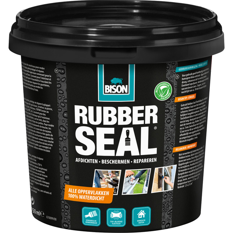 ENDUIT D'IMPERMÉABILISATION BISON RUBBER SEAL 750ML