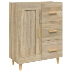 HELLOSHOP26 - Buffet bahut commode armoire meuble de rangement organisateur cuisine salle de séjour salon sonoma 69,5 x 34 x 90 cm bois d'ingénierie_0