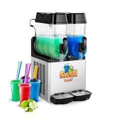Helloshop26 - Machine à granitas 2 x 12 litres LED puissance : moteur 500 watts 14_0002302 - 3000195398989_0