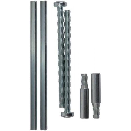 KIT VISSERIE ET CROISILLON POUR PORTE ÉPAISSE AVEC BARRE ANTI-PANIQUE JPM