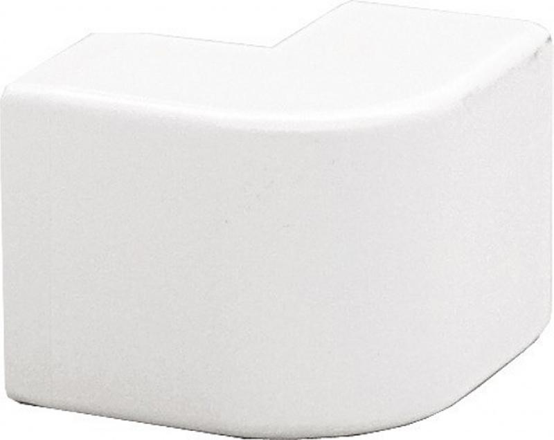 Lot de 2 angles extérieurs blanc - Accessoires de finition pour moulures - H. 1.8 x P. 1.8 cm_0