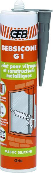 MASTIC GEB.G 1 CARTOUC.310ML GRIS