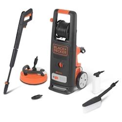 Nettoyeur Haute Pression 2000W 140 Bar 440 L/h Patio cleaner et brosse fixe Black+Decker - noir plastique polypropylène 8016287141239_0