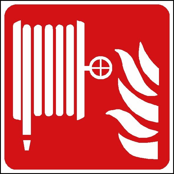 Panneau de signalisation - robinet d'incendie armé - ISO 7010 - fabrication sur-mesure et française_0