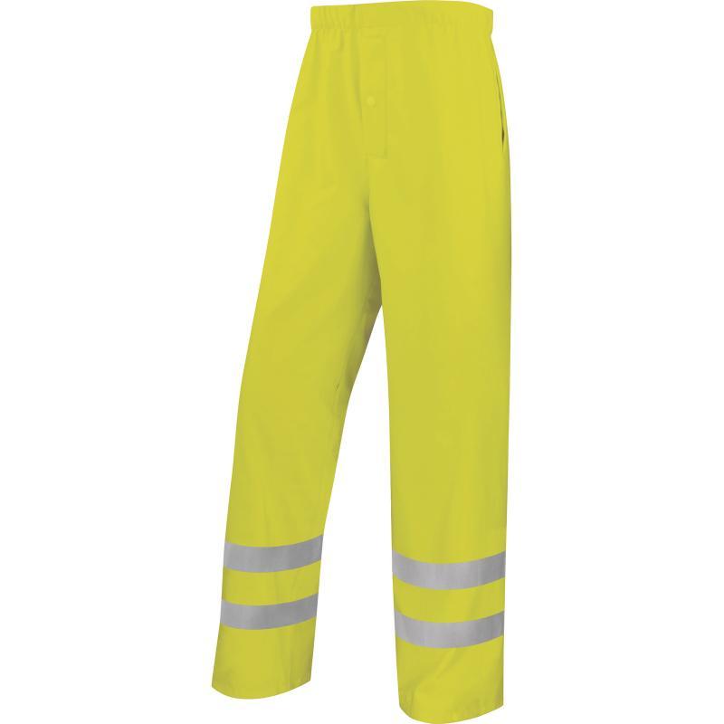 Pantalon de pluie haute visibilité - Polyester enduit polyuréthane extérieur - 900panhv_0