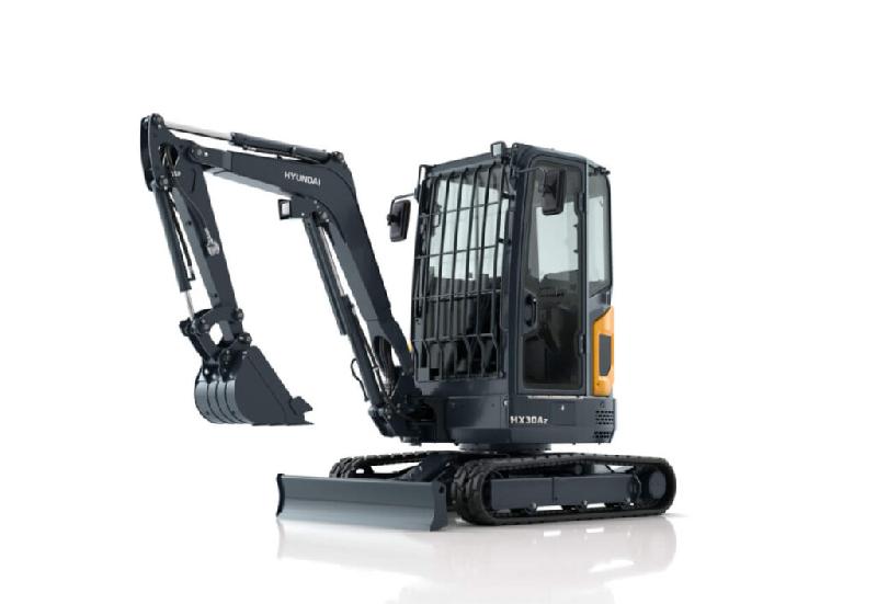 Pelle compacte Hyundai HX30A Z - 3 tonnes - Moteur Stage V - Déport arrière nul_0