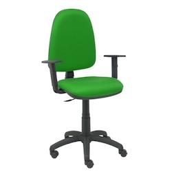 Piqueras y Crespo Silla Aýna bali verde brazos regulables - vert multi-matériau 04CPBALI15B10_0
