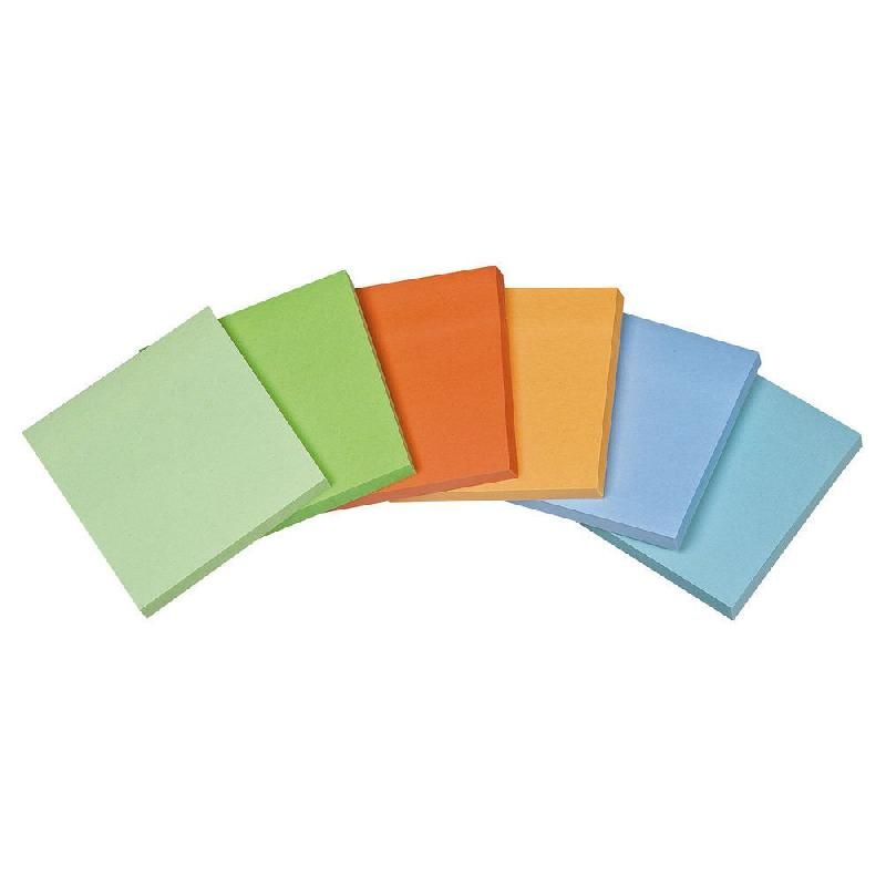 POST-IT® BLOC DE NOTES ADHÉSIVES- 76 X 76 MM - COULEUR : ASSORTIES. (PRIX À L'UNITÉ)