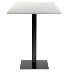 Restootab - Mange-debout 60x60cm - modèle Milan marbre paros - blanc TB-MILFF-6060M-MB.PAR_0